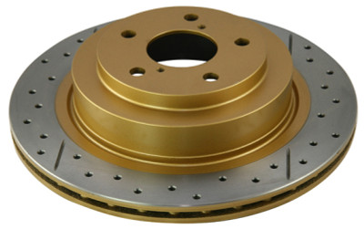 DBA Street Series Cross Drilled and Slotted Rotor (See Descr.) 654X-10