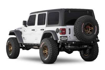 ADD Off-Road Rock Sliders (Hammer Black) for 2018-2025 Wrangler JL (2021-2025 Wrangler 392) 4-Door Only #S961192050103
