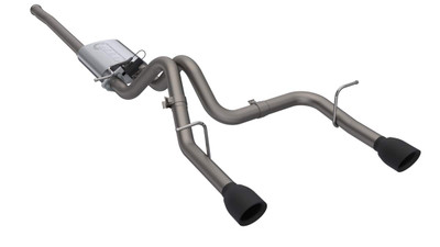 Buy with confidence at Just Bolt-On Performance Parts for the best customer service and pricing on QTP Screamer 304SS Cat-Back Exhaust Rear Dual Exit (4" Black Tips) for 2018-2025 Jeep Wrangler 4-Door JL #425018B.