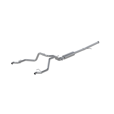 MBRP 2.5" Cat-Back Exhaust (Street Series) T304 Dual Rear Exit for 2019-2025 Chevy Silverado 1500 6.2L / 2019-2025 GMC Sierra 1500 6.2L #S5065304.