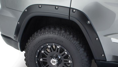 Shop with Just Bolt-Ons for the Fastest Shipping & Best Pricing on Bushwacker 11-18 Jeep Grand Cherokee Pocket Style Flares 2pc Does Not Fit SRT8 - Black #10076-02