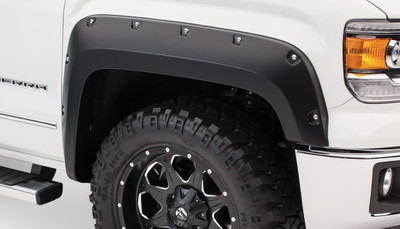 Shop with Just Bolt-Ons for the Fastest Shipping & Best Pricing on Bushwacker 16-18 GMC Sierra 1500 Pocket Style Flares 2pc - Black #40147-02