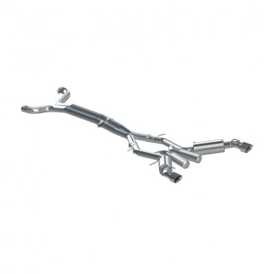MBRP ARMOR Plus Cat-Back Exhaust, T409 Stainless Steel - 2016-2024 Chevrolet Camaro SS 6.2L V8 - S7035409