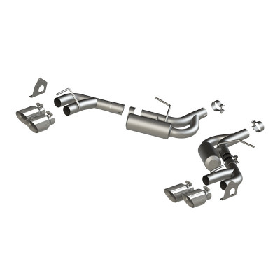 MBRP ARMOR Pro Axle-Back Exhaust, T304 Stainless Steel - 2016-2024 Chevrolet Camaro RS 3.6L - S7039304