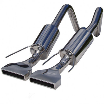 Buy with confidence at Just Bolt-On Performance Parts for the best deals on MBRP 2005, 2006, 2007, 2008 Chevy Corvette V8 2-1/2" Dual Muffler Axle Back Exhaust Rectangular Tips T304 #S7002304.