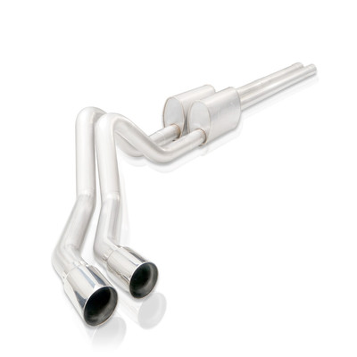 Stainless Works 2019-2020 Chevy Silverado 5.3L / 6.2L & 2019-2020 GMC Sierra 5.3L / 6.2L Redline Exhaust Passenger Side Exit Dual Polished Tip (Performance Connect) #CT19CBR