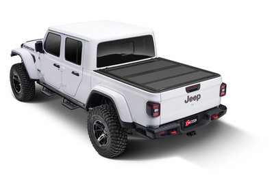 BAK Industries G2 Hard Folding Tonneau Cover, Aluminum Panels for 2020-2026 Jeep Gladiator - Part #226701