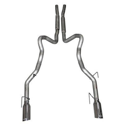 Roush Extreme Cat-Back Exhaust with T304 Tips for 2005-2009 Mustang GT / 2007-2009 Shelby GT500 - 403936