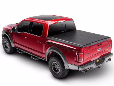 TruXedo Lo Pro Soft Roll-Up Tonneau Cover for 2015-2025 Ford F-150 / 2017-2025 Ford Raptor 5'7 inch Short Bed - Part #597701