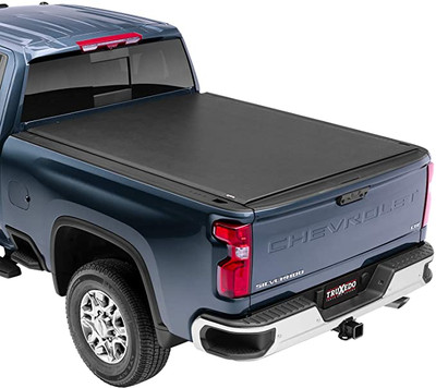 TruXedo Lo Pro Soft Roll-Up Tonneau Cover for 2019-2026 Chevrolet Silverado 1500 / GMC Sierra 1500 (New Body Style) / 2020-2026 GM 2500HD 3500HD 8' Bed - Part #572801