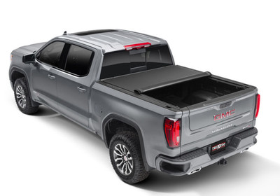 TruXedo Soft Roll-Up Tonneau Cover, Vinyl - 2019-2026 Chevrolet Silverado 1500 / GMC Sierra 1500 5'8" Bed with MultiPro Tailgate (New Body Style) - 1473401