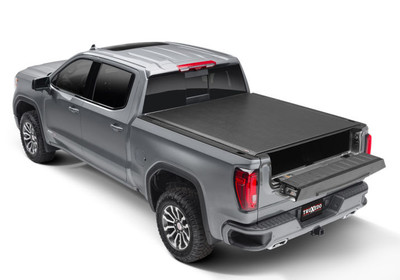 TruXedo Soft Roll-Up Tonneau Cover, Vinyl - 2020-2026 Chevrolet Silverado / GMC Sierra 2500HD 3500HD 6'9" Bed (With MultiPro Tailgate) - 1473701