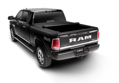 TruXedo Pro X15 Soft Roll-Up Tonneau Cover for 2009-2018 Ram 1500 (2019-2022 1500 Classic) 5'7 inch Bed With Ram Box - Part #1444901