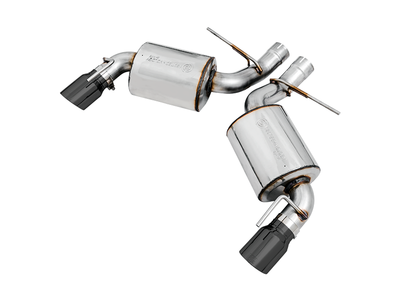 AWE Tuning 2016-2024 Chevrolet Camaro SS | Touring Edition Axle-Back Exhaust (Dual Diamond Black Tips) | 3015-33103