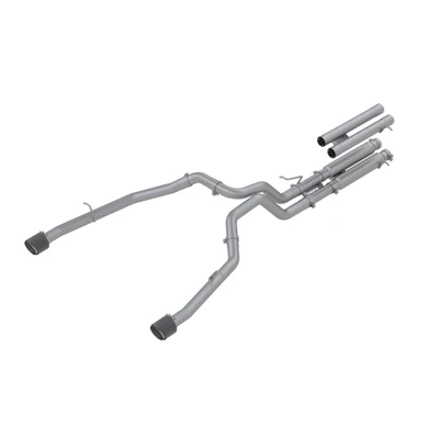 MBRP ARMOR Pro Resonator-Back Exhaust, T304 Stainless Steel - 2021-2024 Ram TRX 6.2L - S51543CF