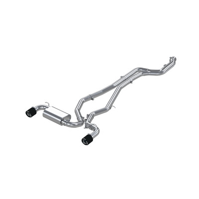 MBRP ARMOR Pro Cat-Back Exhaust, T304 Stainless Steel - 2020-2026 Toyota Supra 3.0L - S43003CF