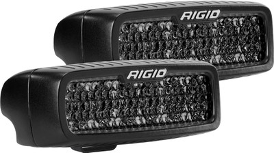 Rigid Industries Midnight Edition SR-Q Pro Surface Mount Diffused Spot Lights (Part of 2) - 905513BLK