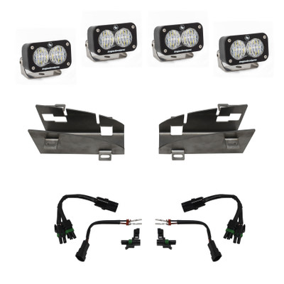 Baja Designs Dual S2 Fog Pocket Kit (Plug and Play) 2019-2024 Ram Rebel 1500 / 2021-2024 Ram TRX  - 448024