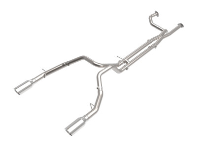 aFe Vulcan Series 3" to 3.5" T304 Cat-Back Exhaust (Polished Tips) for 2021-2024 Ram TRX - 49-32084-P