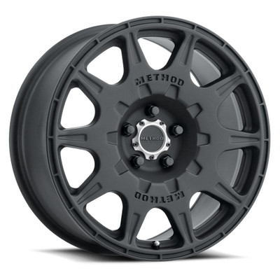 Method Race Wheels MR502 | Rally Matte Black Wheel 17x8 | 5x108 BC (5x4.25) | +38 Offset - fits Ford Maverick 2022-2026, and 4 more