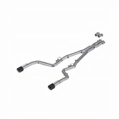 MBRP ARMOR Pro Cat-Back Exhaust, T304 Stainless Steel - 2017-2023 Dodge Charger 6.2L - S71183CF