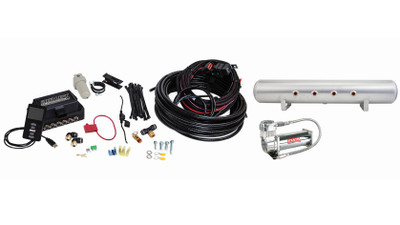 Air Lift Performance 3P (3/8 Air Line | 5 Gallon Raw Aluminum Tank | VIAIR 444C Comp)  - 27688