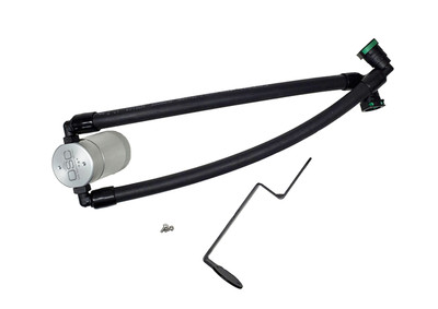 J&L Clear Anodized Oil Separator 3.0 Passenger Side (2020-2021 Escape 1.5L | 2021+ Bronco Sport 1.5L - EcoBoost) 3043P-C