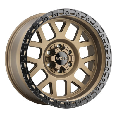 WELD Off-Road Wheel 20x10 Cinch W115 Satin Bronze with Satin Black Lip | 6x139.7 | -18 Offset | 4.75 Backspace | 2021-2026 Ram TRX | 2016-2026 Tacoma | 2002-2023 4Runner | 2019-2026 Ram 1500 | 2007-2026 Silverado / Sierra 1500 | W11500098476-P2