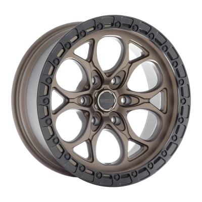 Weld Off-Road Ledge 6 Wheel Satin Bronze 18x9 | 6x139.7 BC (6x5.5) | +1 Offset - fits Chevrolet Silverado 1500 1999-2026, GMC Sierra 1500 1999-2026, Chevrolet Tahoe 1992-2026, Chevrolet Suburban 1992-2026, GMC Yukon 1992-2026, and 25 more