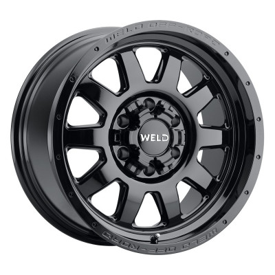 Weld Off-Road Stealth Wheel Gloss Black 18x9 | 6x139.7 BC (6x5.5) | +00 Offset - fits Chevrolet Silverado 1500 1999-2026, GMC Sierra 1500 1999-2026, Chevrolet Tahoe 1992-2026, Chevrolet Suburban 1992-2026, GMC Yukon 1992-2026, and 25 more