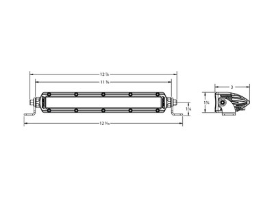 Rigid Industries SR-Series 10In Flood LED Light Bar product photo