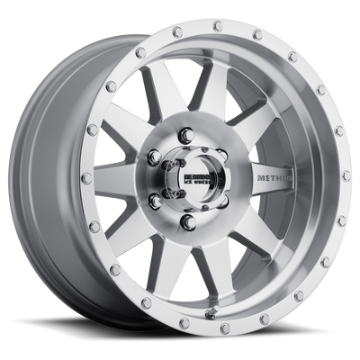 Method Race Wheels | MR301 The Standard | MACHINED / CLEAR COAT | 16x8 | 0 Offset | 4.5 Backspacing | 5x4.5 | MR30168012300