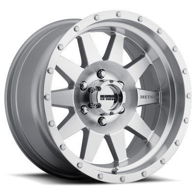 Method Race Wheels MR301 The Standard MACHINED Wheel 17x8.5 | 6x135 BC | +0 Offset | 4.75 Backspacing - fits Ford F-150 2004-2026, Ford F-150 Raptor 2010-2026, Ford Expedition 2003-2026, Lincoln Navigator 2003-2026