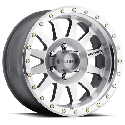 Method Race Wheels MR304 Double Standard MACHINED Wheel 17x8.5 | 6x135 BC | +0 Offset | 4.75 Backspacing - fits Ford F-150 2004-2026, Ford F-150 Raptor 2010-2026, Ford Expedition 2003-2026, Lincoln Navigator 2003-2026