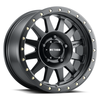 Method Race Wheels | MR304 Double Standard | MATTE BLACK | 18x9 | -12 Offset | 4.5 Backspacing | 6x5.5 | MR30489060512N