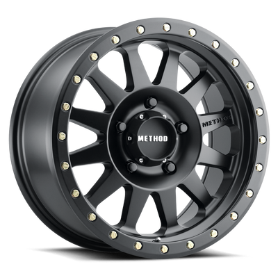 Method Race Wheels | MR304 Double Standard | MATTE BLACK | 20x10 | -18 Offset | 4.76 Backspacing | 5x5 | MR30421050518N