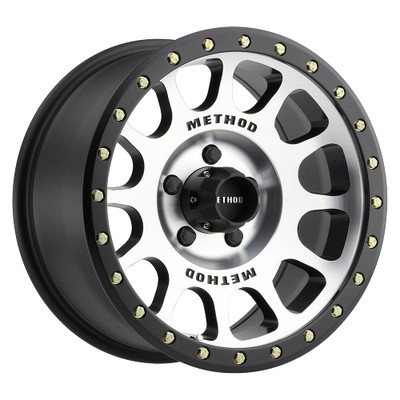 Method Race Wheels MR305 NV MACHINED Wheel 17x8.5 | 5x139.7 BC (5x5.5) | +0 Offset | 4.75 Backspacing - fits Ram 1500 Classic 1994-2024, Ford Bronco 1966-1996, Ford F-100 1948-1996, Jeep CJ-5 1954-1983, Jeep CJ-7 1976-1986, and 7 more