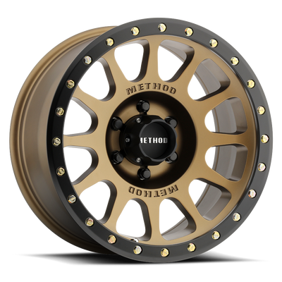 Method Race Wheels MR305 NV | METHOD BRONZE Wheel 18x9 | 6x135 BC | +18 Offset | 5.75 Backspacing - fits Ford F-150 2004-2026, Ford F-150 Raptor 2010-2026, Ford Expedition 2003-2026, Lincoln Navigator 2003-2026