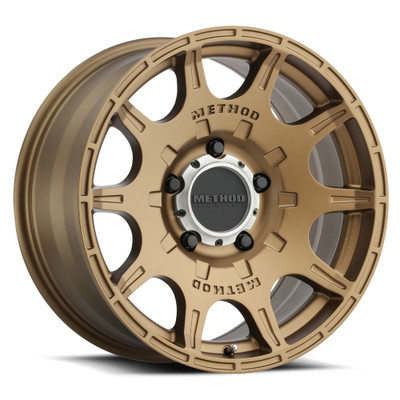 Method Race Wheels MR308 Roost | METHOD BRONZE Wheel 18x9 | 6x139.7 BC (6x5.5) | +18 Offset | 5.75 Backspacing - fits Chevrolet Silverado 1500 1999-2026, GMC Sierra 1500 1999-2026, Chevrolet Tahoe 1992-2026, Chevrolet Suburban 1992-2026, GMC Yukon 1992-2026, and 23 more