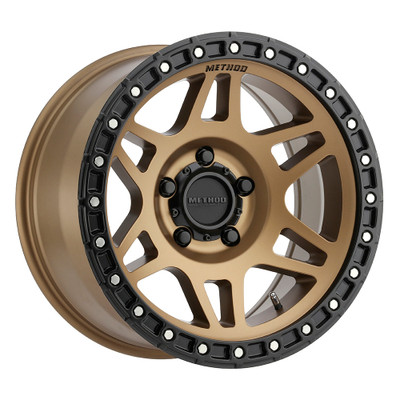 Method Race Wheels | MR312 | METHOD BRONZE / BLACK STREET LOC | 17x9 | -12 Offset | 4.5 Backspacing | 5x5 | MR31279050912N