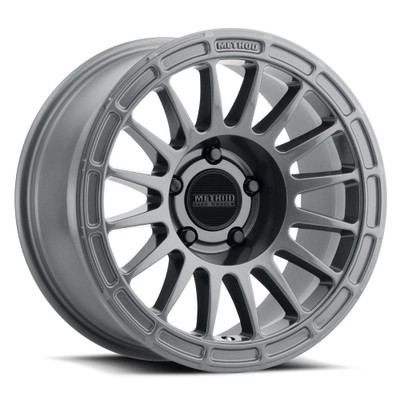 Method Race Wheels MR314 GLOSS TITANIUM Wheel 17x7.5 | 5x108 BC (5x4.25) | +30 Offset | 5.5 Backspacing - fits Ford Maverick 2022-2026, and 4 more