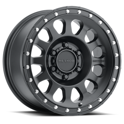 Method Race Wheels MR315 MATTE BLACK Wheel 17x8.5 | 8x165.1 BC (8x6.5) | +25 Offset | 5.8 Backspacing - fits Ram 2500 1994-2026, Ram 3500 SRW 1994-2026, Chevrolet Silverado 2500 (pre-2011), Chevrolet Silverado 3500 (pre-2011), GMC Sierra 2500 (pre-2011), and 6 more