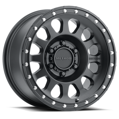 Method Race Wheels MR315 MATTE BLACK Wheel 17x9 | 8x165.1 BC (8x6.5) | -12 Offset | 4.5 Backspacing - fits Ram 2500 1994-2026, Ram 3500 SRW 1994-2026, (pre-2011), (pre-2011), (pre-2011), and 6 more