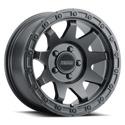 Method Race Wheels MR317 MATTE BLACK Wheel 17x8.5 | 6x120 BC | +0 Offset | 4.75 Backspacing - fits Chevrolet Colorado 2015-2022, GMC Canyon 2015-2022, Cadillac SRX 2009-2016, Cadillac XT5 2017-2022, Cadillac XT6 2020-2022, and 4 more
