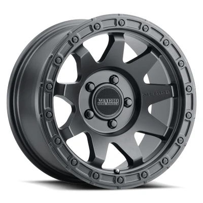 Method Race Wheels MR317 MATTE BLACK Wheel 17x8.5 | 8x165.1 BC (8x6.5) | +0 Offset | 4.75 Backspacing - fits Ram 2500 1994-2026, Ram 3500 SRW 1994-2026, (pre-2011), (pre-2011), (pre-2011), and 6 more