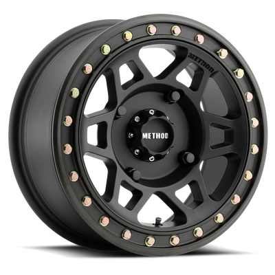 Method Race Wheels MR405 UTV Beadlock MATTE BLACK Wheel 15x7 | 4x156 BC | +13 Offset | 4.3 Backspacing - fits , and 4 more