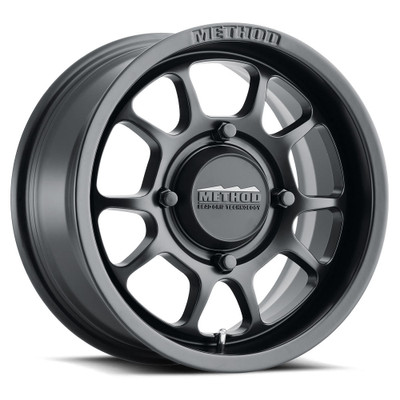 Method Race Wheels MR409 MATTE BLACK Wheel 14x7 | 4x156 BC | +13 Offset | 4.5 Backspacing - fits Polaris RZR XP 1000, Polaris RZR Trail, Polaris RZR S, Polaris Ranger 800, Polaris Ranger 900, and 4 more