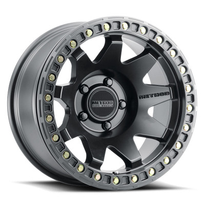 Method Race Wheels MR108 MATTE BLACK Wheel 17x9 | 8x165.1 BC (8x6.5) | -44 Offset | 3.5 Backspacing - fits Ram 2500 1994-2026, Ram 3500 SRW 1994-2026, Chevrolet Silverado 2500 (pre-2011), Chevrolet Silverado 3500 (pre-2011), GMC Sierra 2500 (pre-2011), and 6 more