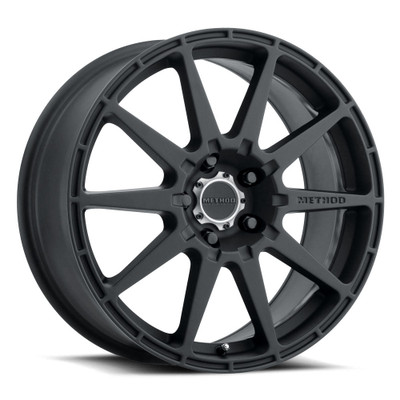 Method Race Wheels | MR501 RALLY | MATTE BLACK | 17x8 | 42 Offset | 6.2 Backspacing | 5x4.5 | MR50178012542