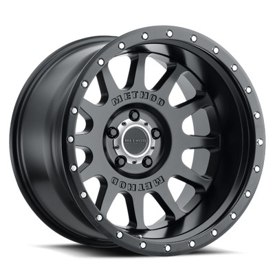 Method Race Wheels MR605 NV MATTE BLACK Wheel 20x10 | 6x135 BC | -24 Offset | 4.55 Backspacing - fits Ford F-150 2004-2026, Ford F-150 Raptor 2010-2026, Ford Expedition 2003-2026, Lincoln Navigator 2003-2026